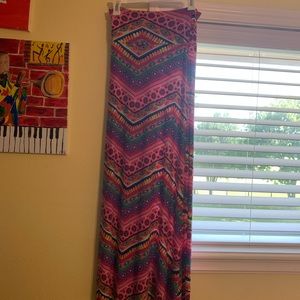 Colorful maxi dress/skirt